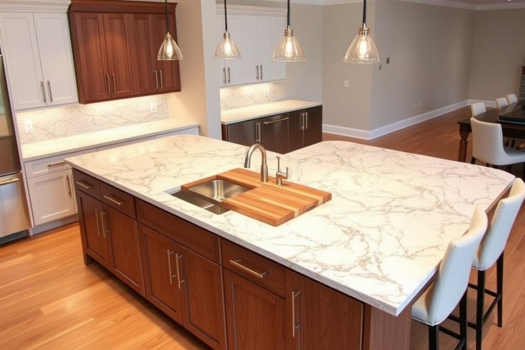 Multi functional kitchen island