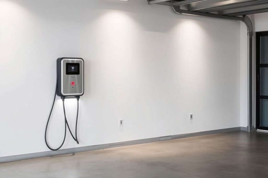 Built in charging station