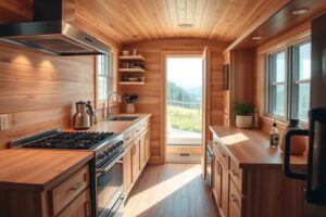 Tiny home kitchen