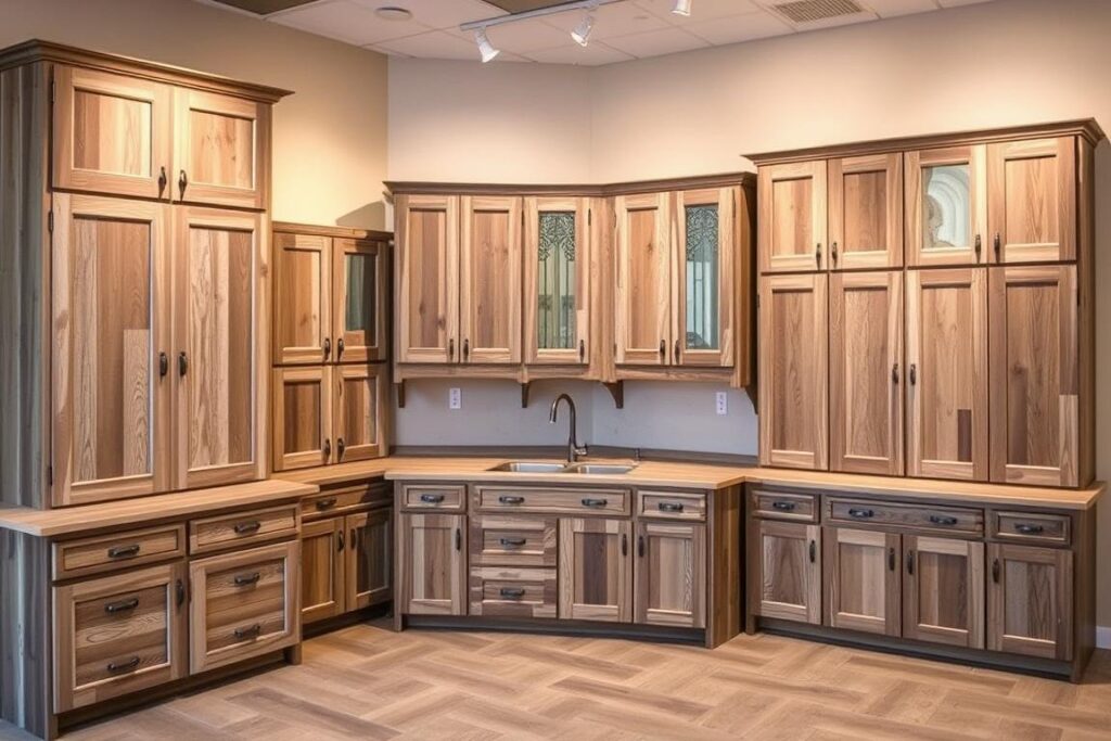 reclaimed wood cabinetry