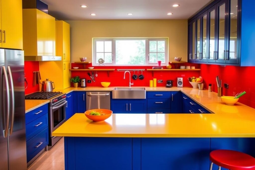 bold kitchen colors