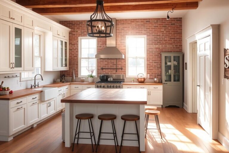 urban farmhouse kitchen