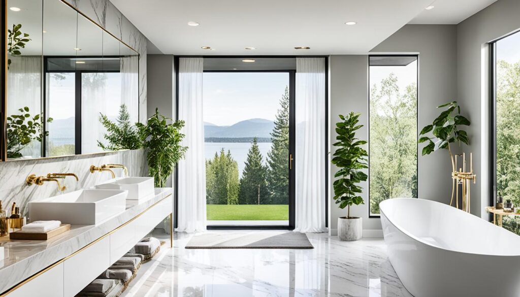 High-end bathroom